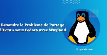 Résoudre le Problème de Partage d’Écran sous Fedora avec Wayland